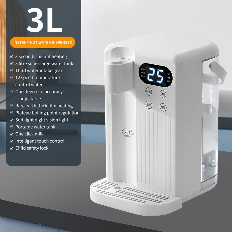3L Desktop Water Dispenser Household Small Hot Water Boiling Machine ...