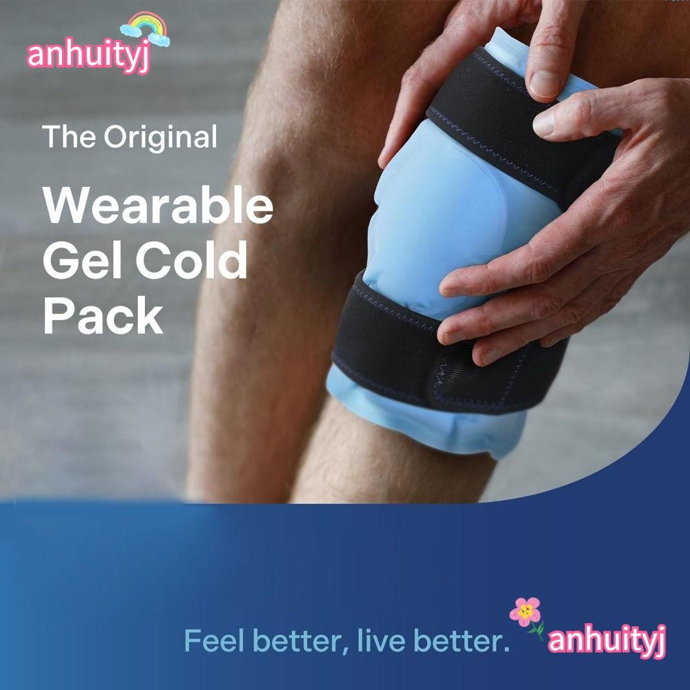 LANJ Gel Ice Wrap, Reusable Swelling Knee Replacement Ice Pack, Hot ...