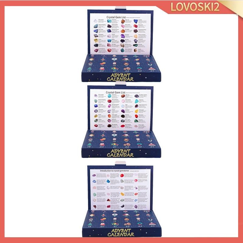 [LovoskiacMY] Xmas Advent Calendar 2024 Xmas Gift with 24 Stones ...