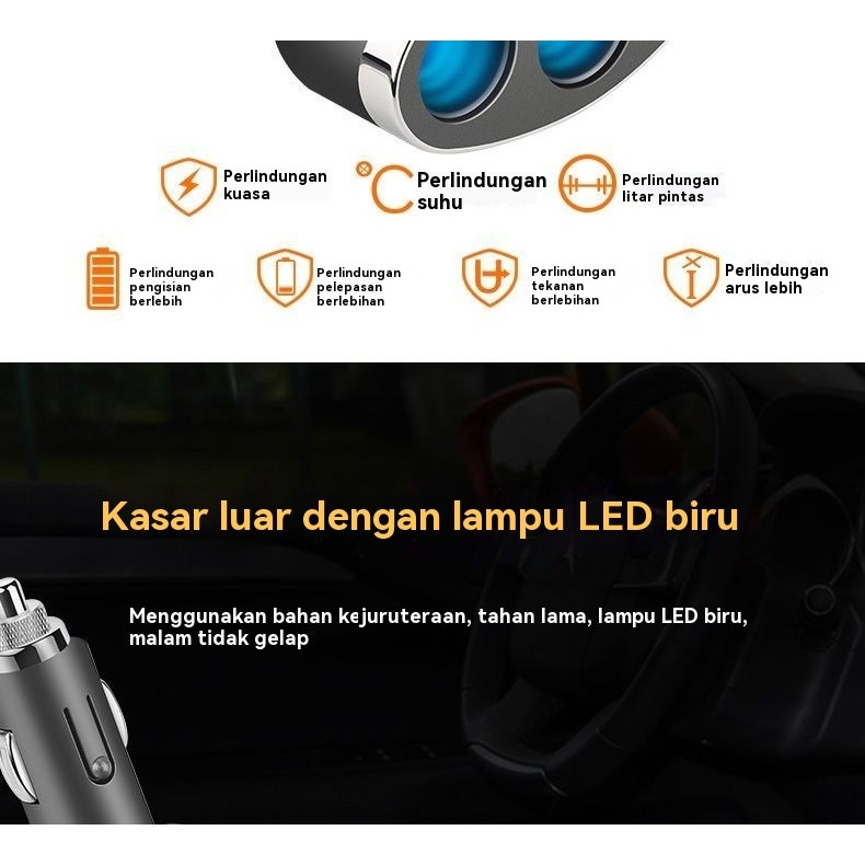Car Charger High-End Fast Charge for Toyota Models: Cross, Vios, Hilux ...