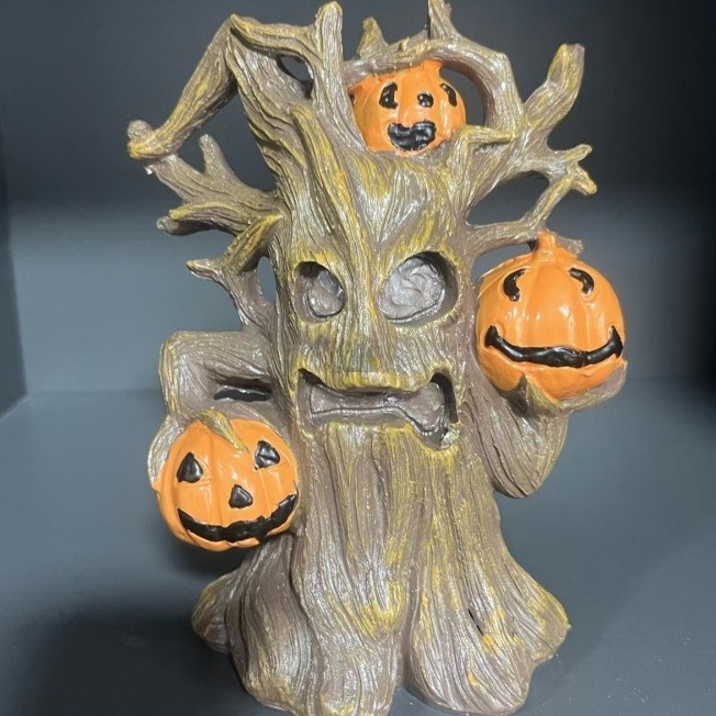 Panas # Halloween Labu Pokok Raksasa Arca Hiasan Rumah Luaran Halaman ...