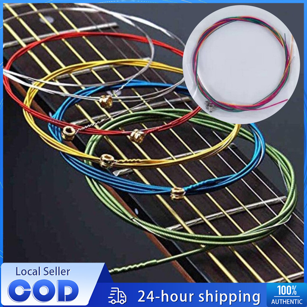 Pure Copper guitar Strings 6Pcs/Set 1-6 Classical Guitar Strings Steel ...