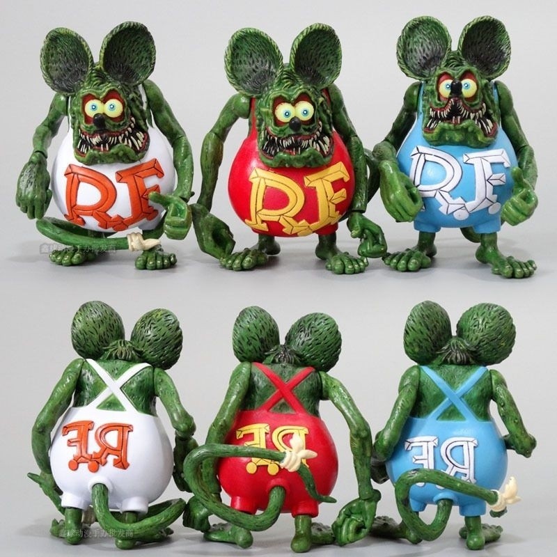 ~~ Crazy Mouse Fink Legendary Oil-Eating Rat 3 Movable Doll Model ...