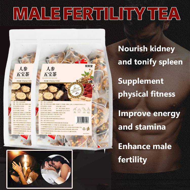 【Energy Boost & Vitality】Men's Herbal Tea Bags with Siberian Ginseng ...