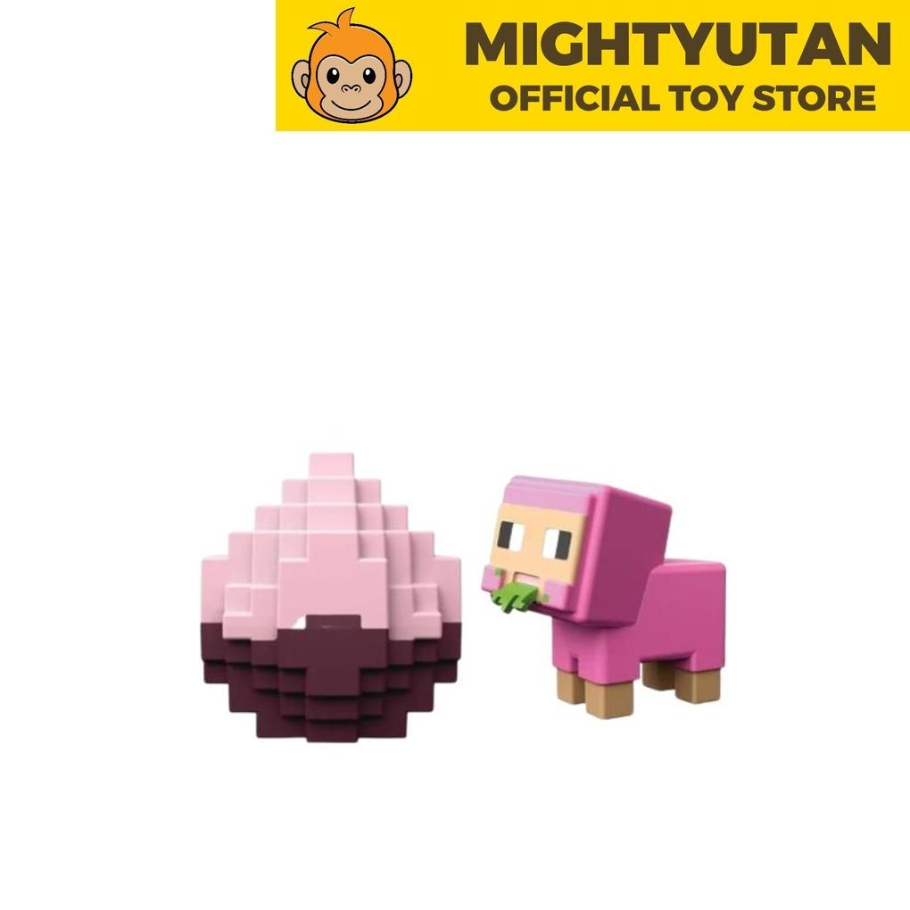 Minecraft Mini Mode Spawn Egg - Pink Sheep | Shopee Malaysia