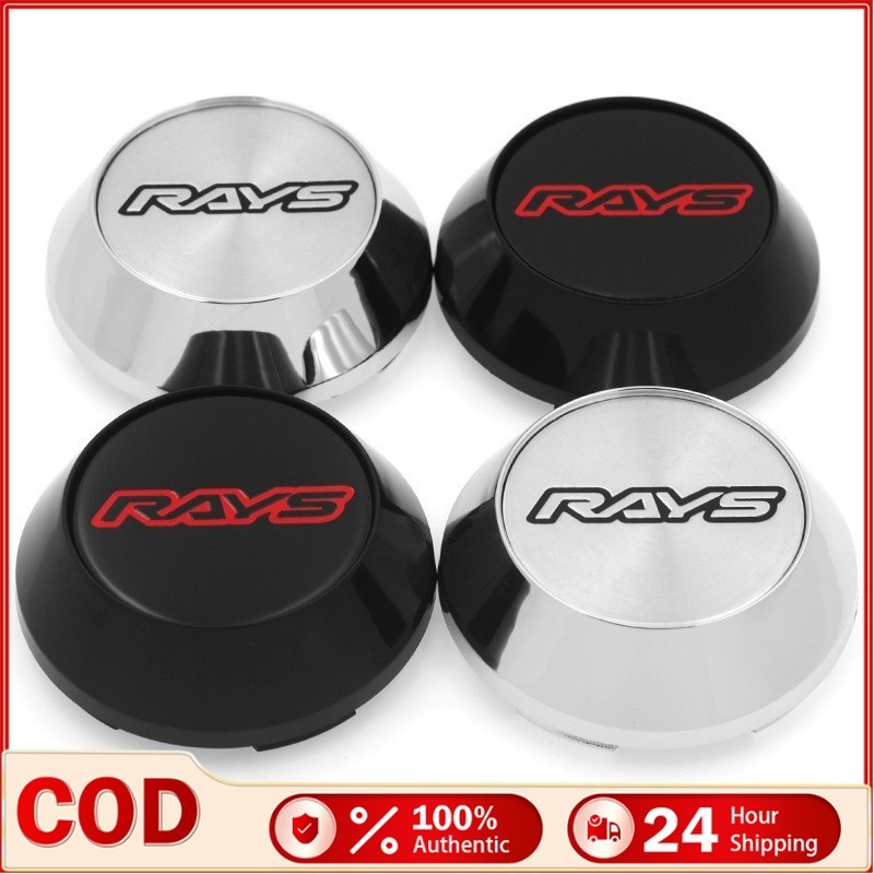 1PC/4PCS 65mm Sport Rim Cap VOLK Racing Logo Sticker Wheel Cover Cap ...