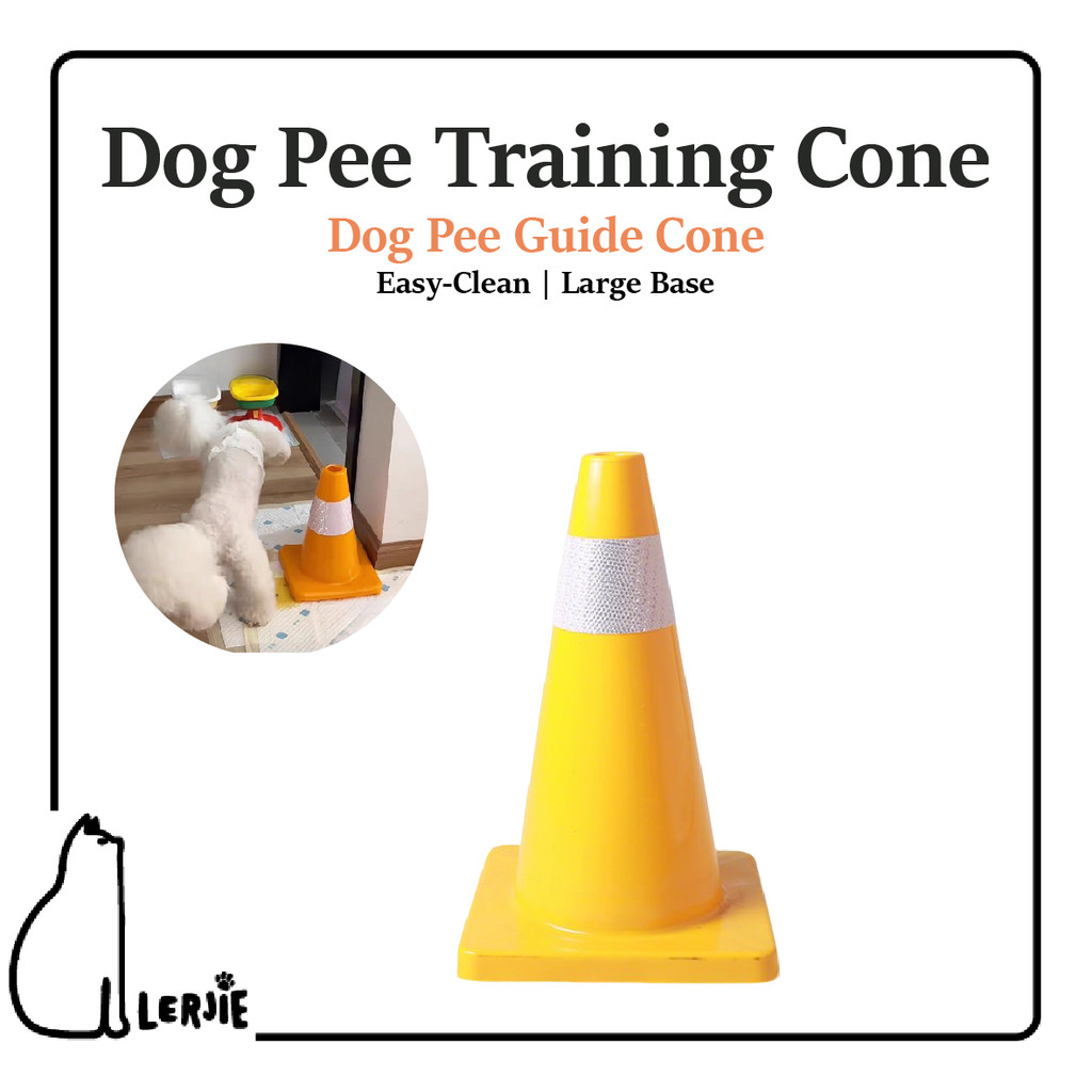 Dog Pee Guide Cone | Male Dog Lift-Leg Pee Training Post Indoor ...