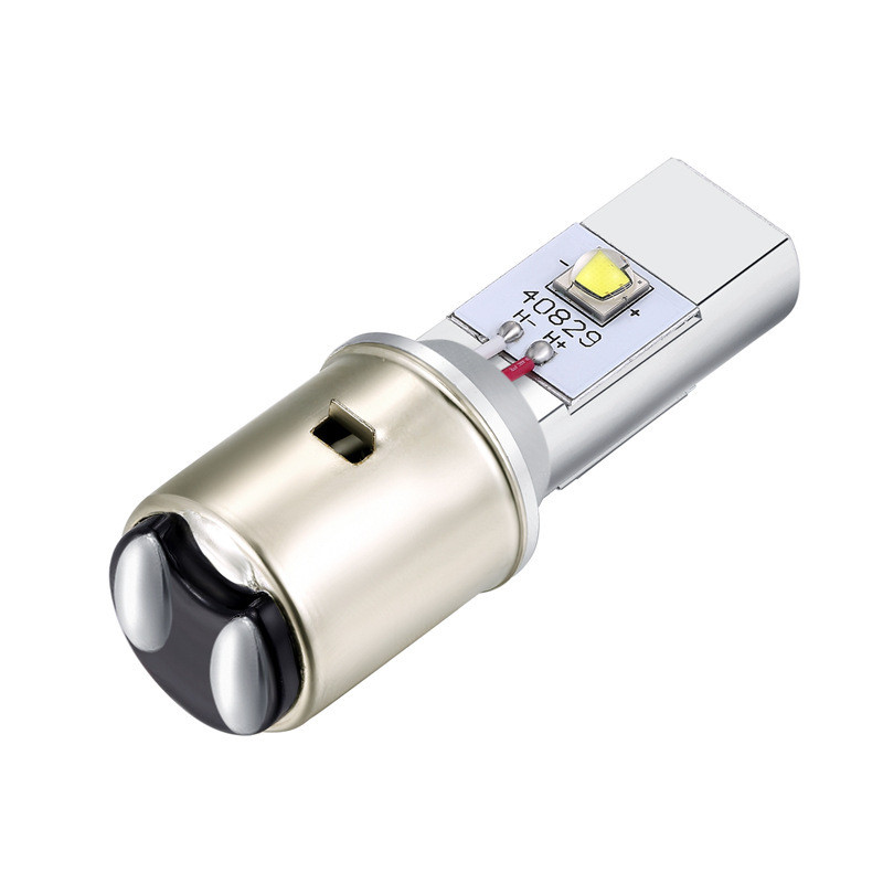 Lampu Depan Kenderaan Elektrik BA20D LED 6-24V Bukan Kutub 3000K Putih ...