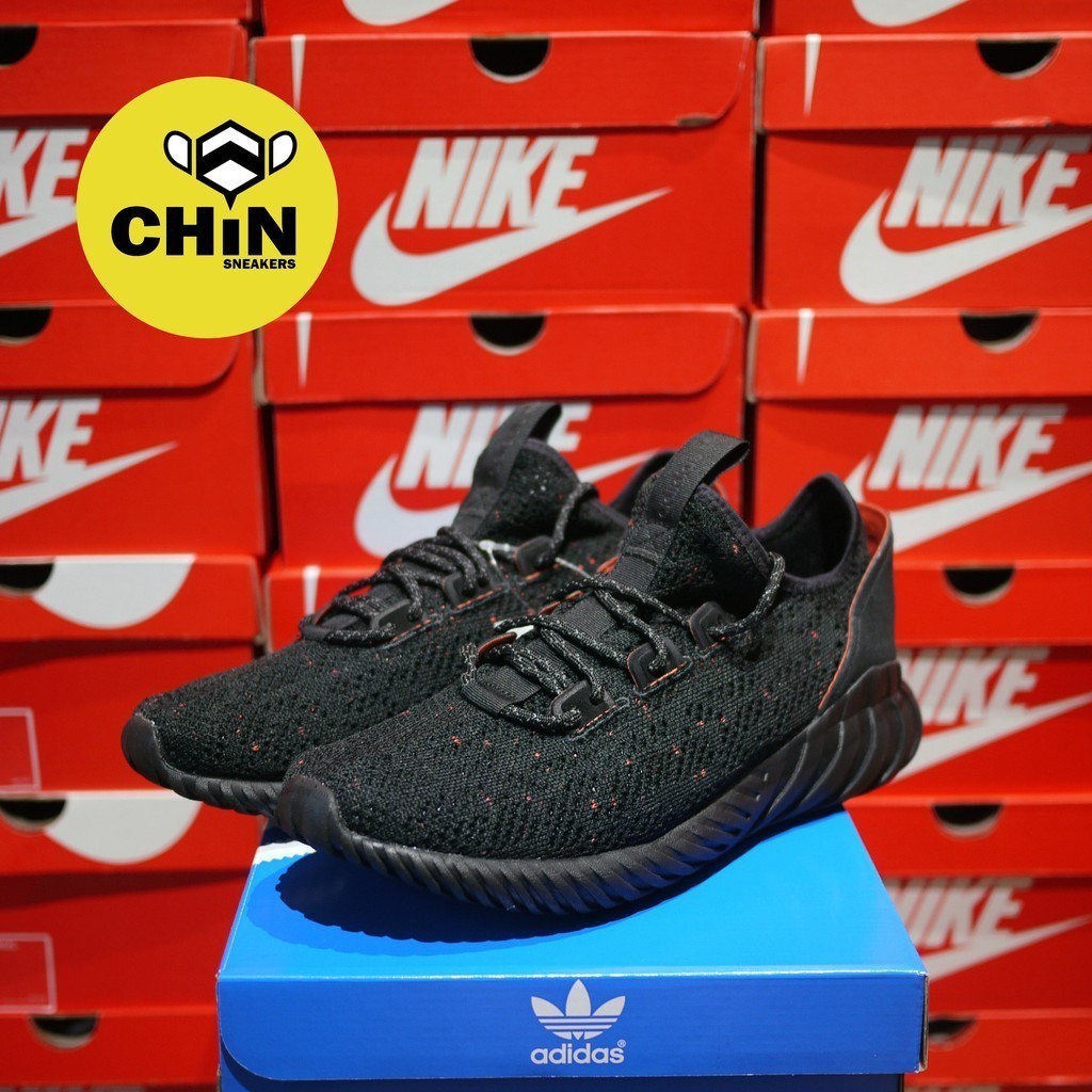 Adidas Tubular Doom sock black red knitted Yeezy 350 Civil version men shoes By3559 XCUF Shopee Malaysia