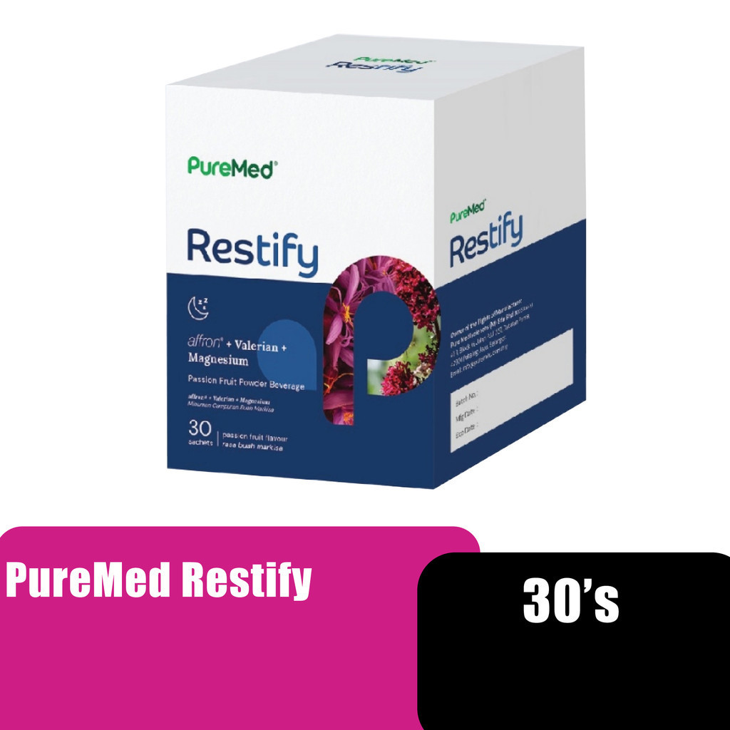 PureMed Restify Capsule, Sleeping Aid Supplement, Sleep Supplement ...