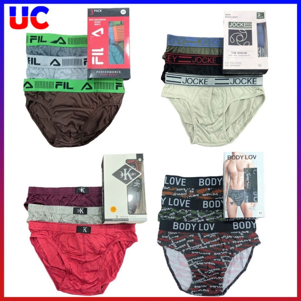 UC_ MEN UNDERWEAR SPENDER BOXER SELUAR DALAM LELAKI 3 IN 1 RENOMA FILA ...