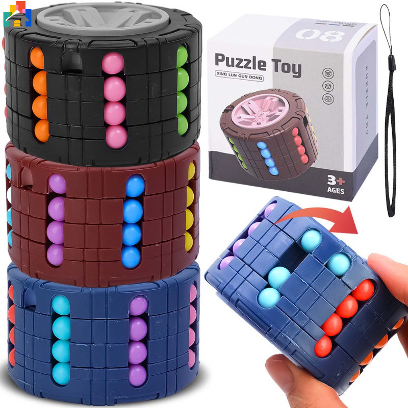 Rotation Finger Magical Bean Magic Cube Mind Brain Exercise Teaching ...