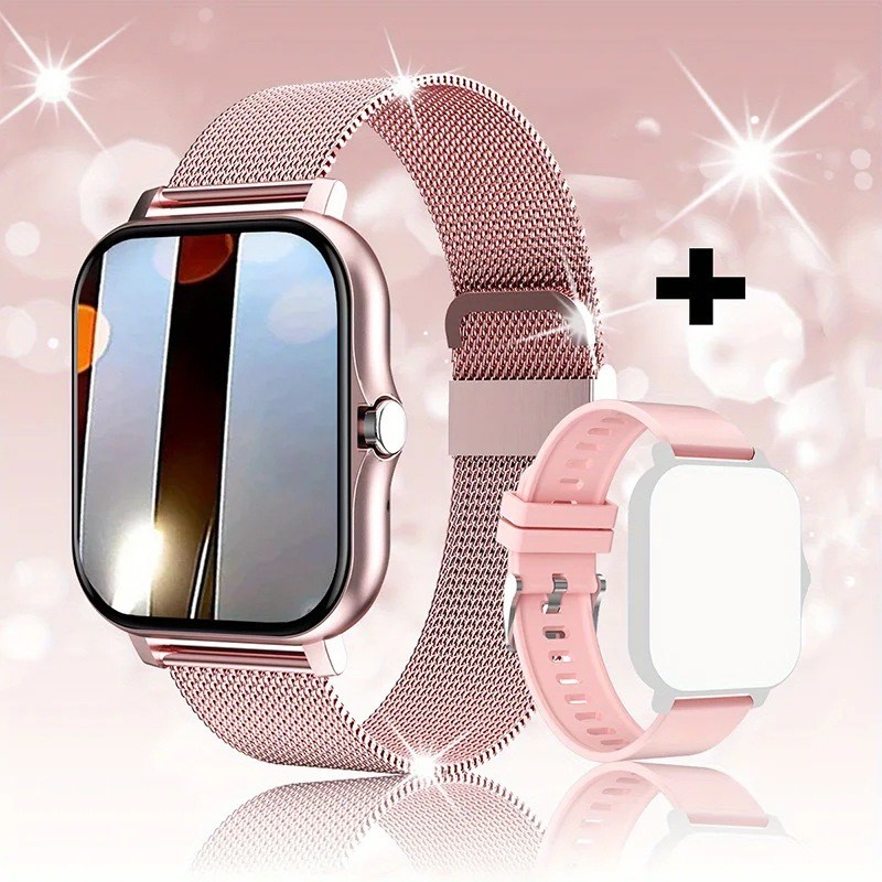 Y13 Smart Watch Full Touch Color Fitness Tracker Bluetooth Call Female  Smartwatch For Men Women