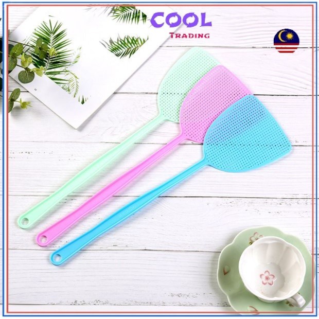 Fly Swatter Mosquito Slap Household Simple Durable Plastic Long Handled ...