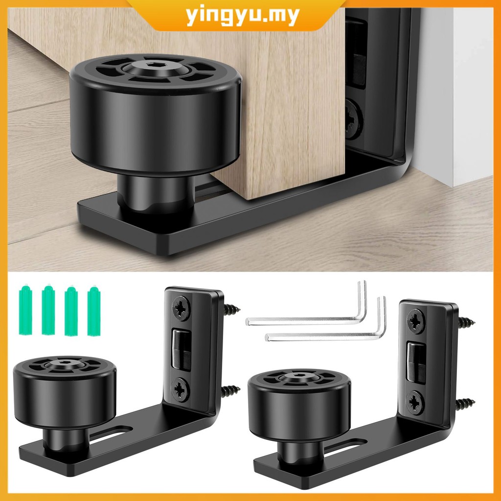 Barn Door Sliding Kit Barn Door Floor Guides 2 Pack Sliding Door Bottom ...