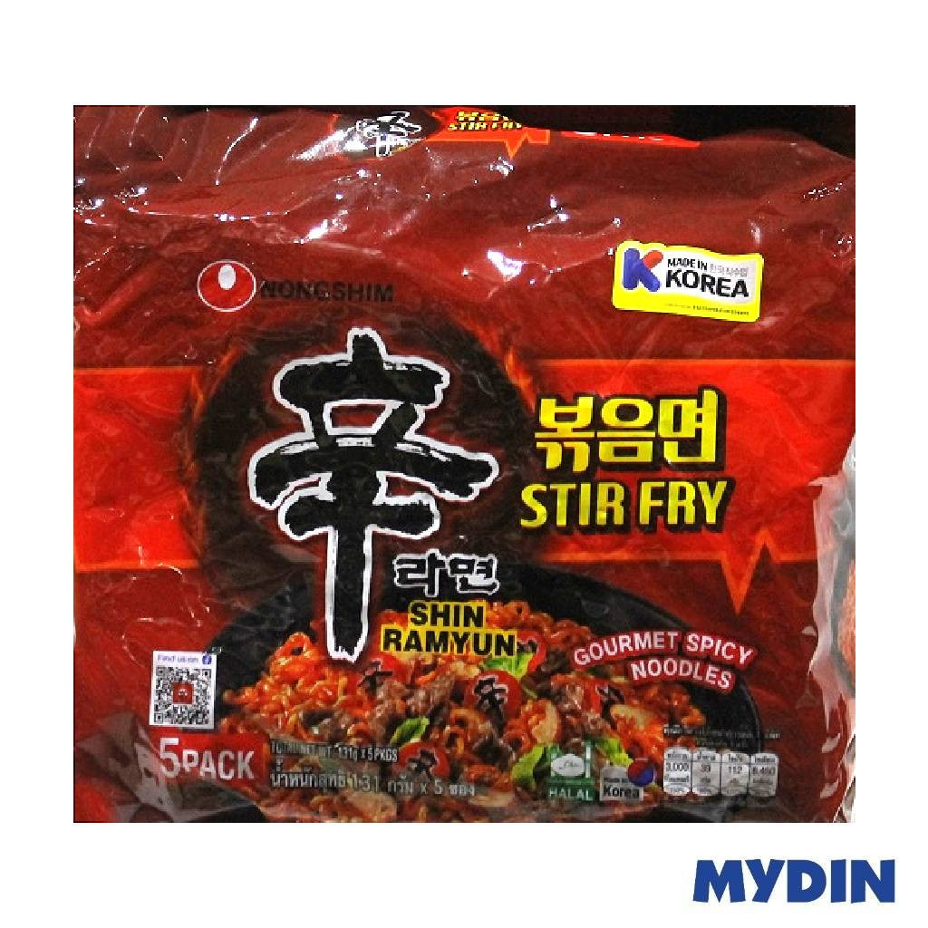 Nongshim Shin Ramyun Stir Fry Spicy Noodles (5's x 120g) | Shopee Malaysia