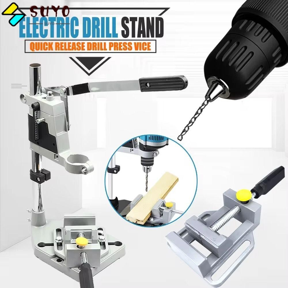 SUYO Grinder Vise Bracket, Table Top Aluminum Alloy Electric Bench ...