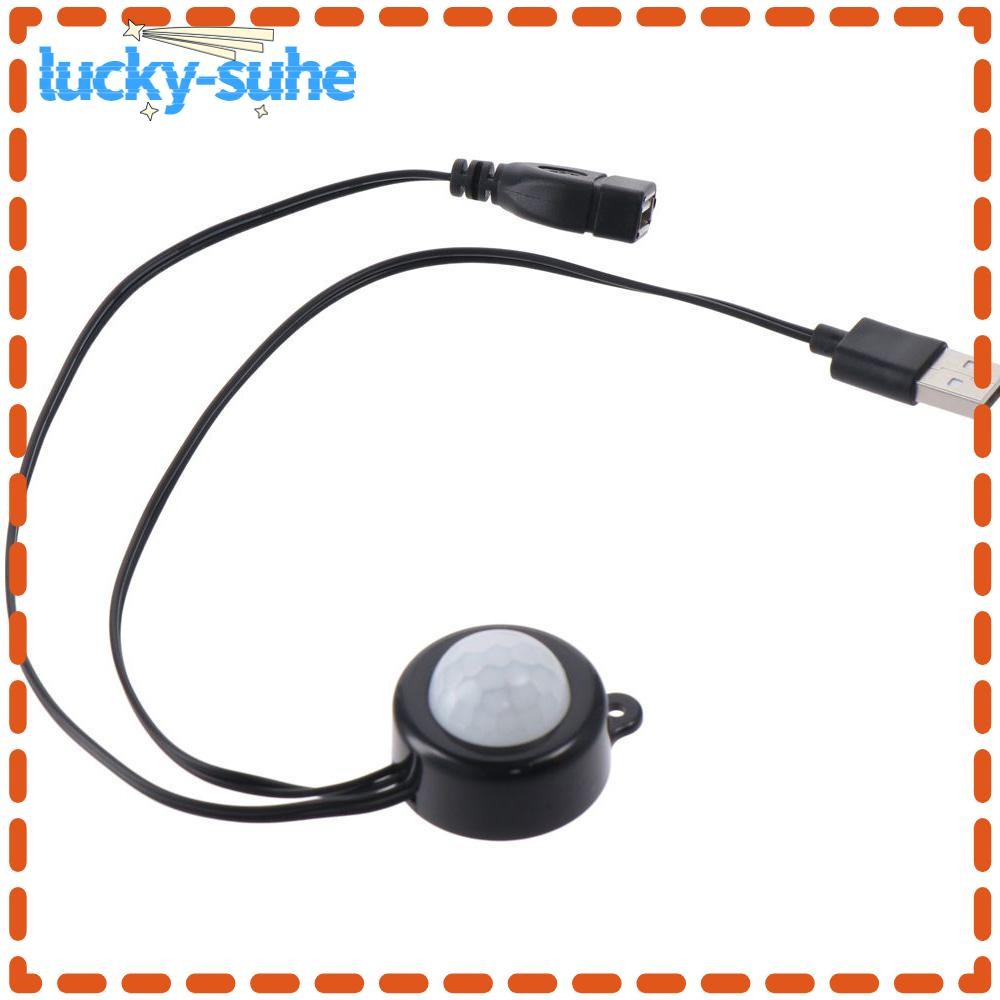LUCKY-SUHE Infrared Human Body Sensing Switch, Black Copper USB 5V-12V ...