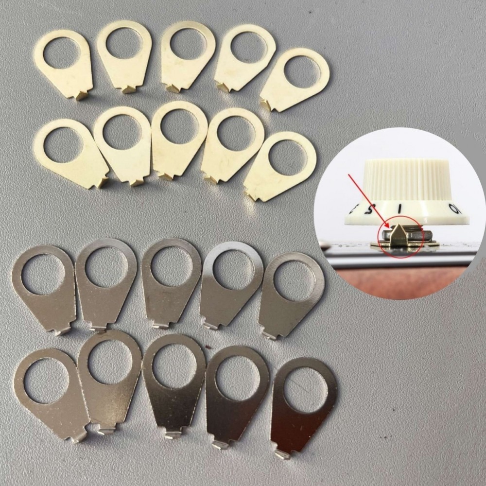 Complete Your Guitar Setup with 10 Pcs Guitar Knobs Pointer Plates for ...
