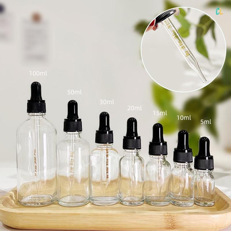 lunette Dropper Bottles With Scale Reagent Eye Drop Transparent Glass ...