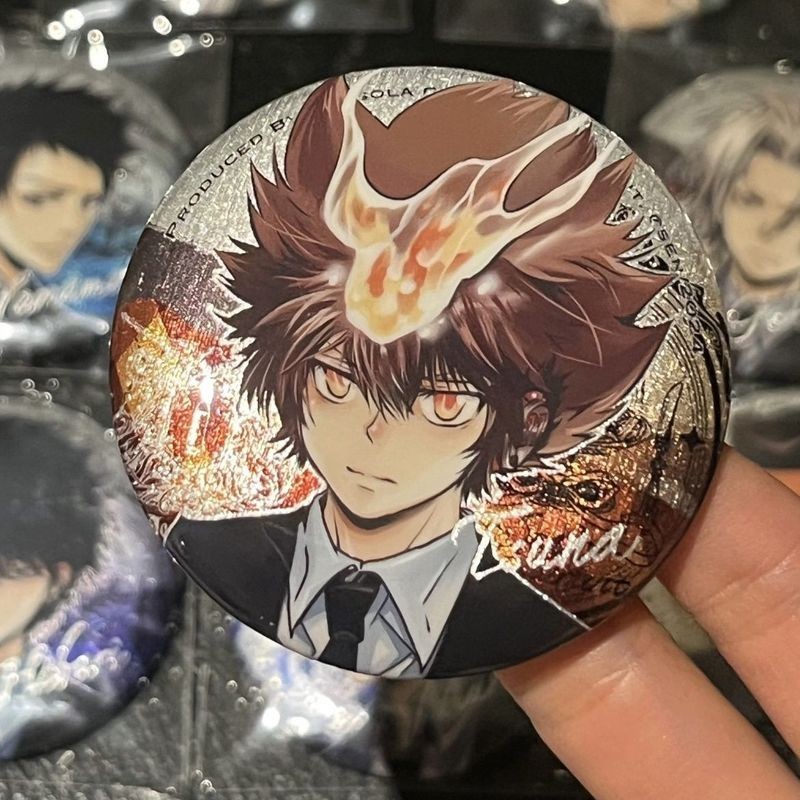 HITMAN REBORN! Anime Badge Set – 58mm Handmade Pins | Hayato Gokudera ...
