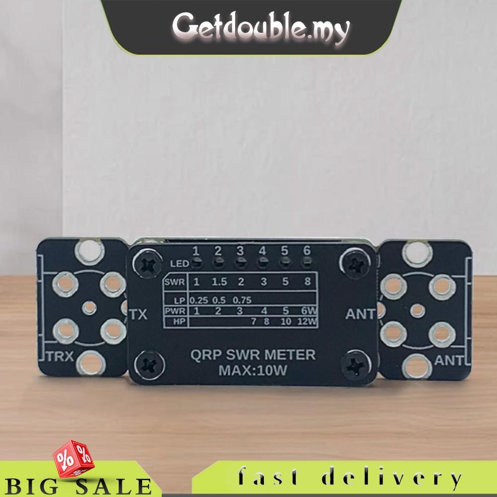 [Getdouble.my] Mini Power SWR Meter 3-30MHz HF Short Wave Standing Wave ...