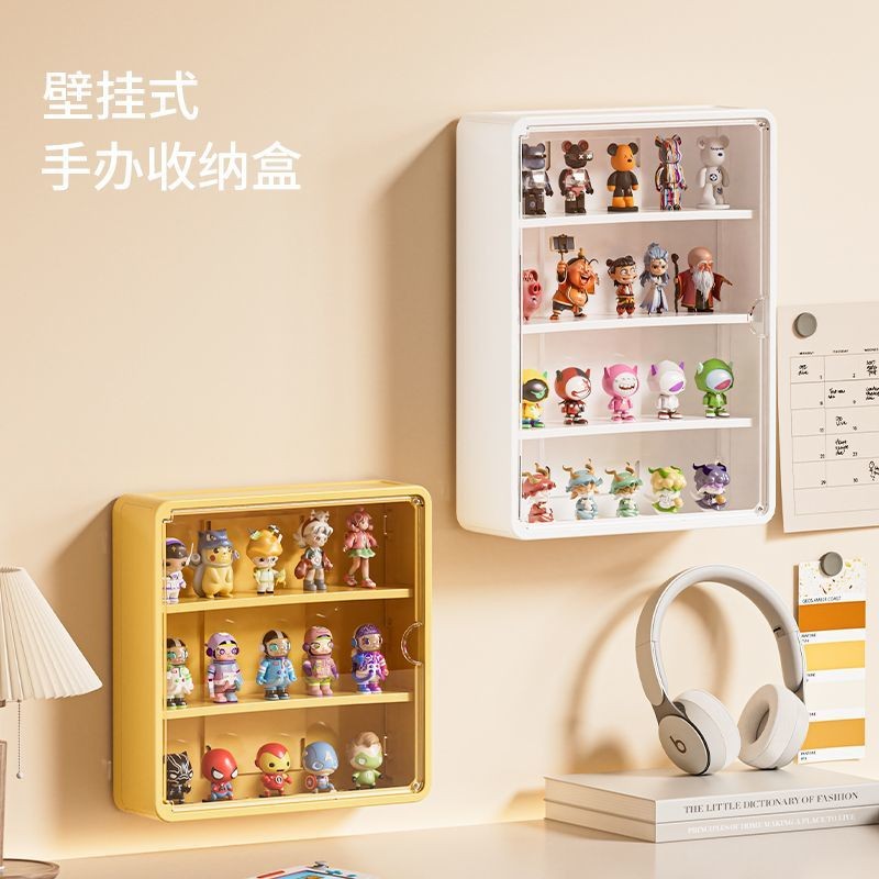 Wall-Mounted Storage Display Rack Storage popmart Display Box Wall ...
