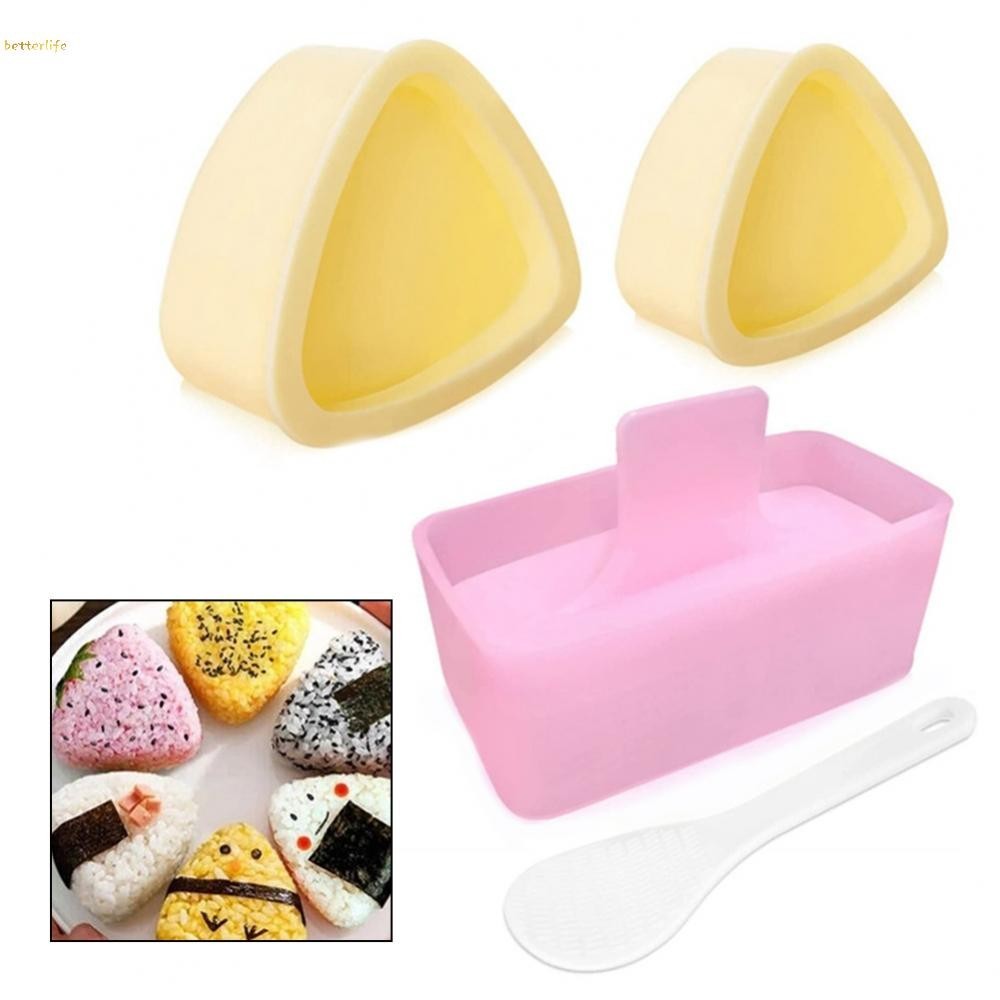 Sushi Maker Moulds Combo Onigiri Mould Kit Triangle Rice Ball Musubi ...