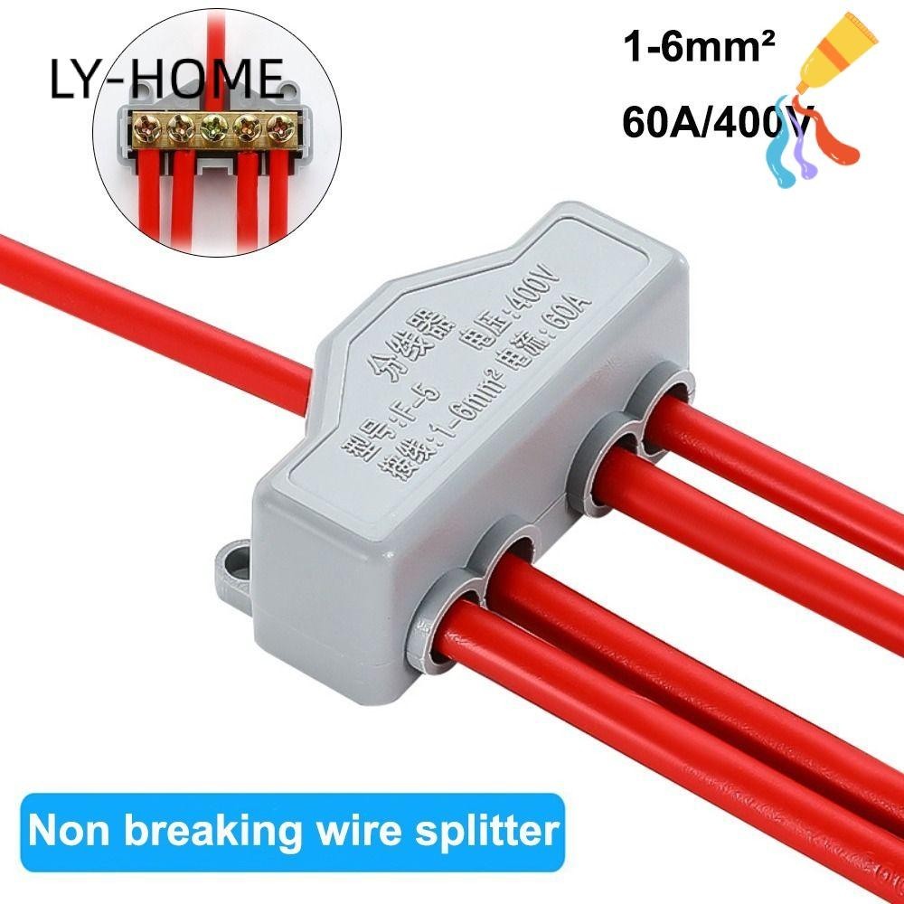 LY-HOME High Power Splitter, Conductor Brass High Power Quick Terminal ...