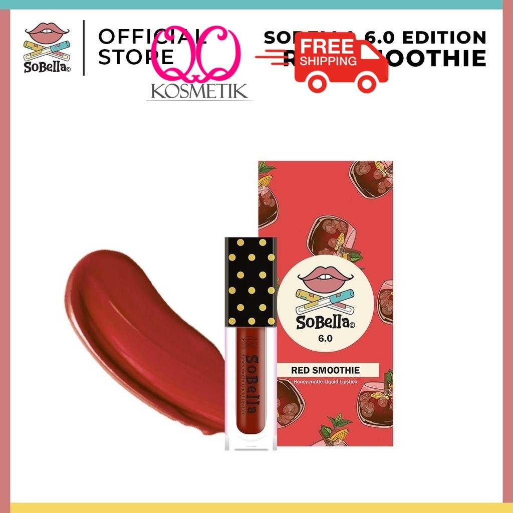 SOBELLA Lipmatte 6.0 Red Smoothie | Limited Edition Pecan Nuts Rosewood ...