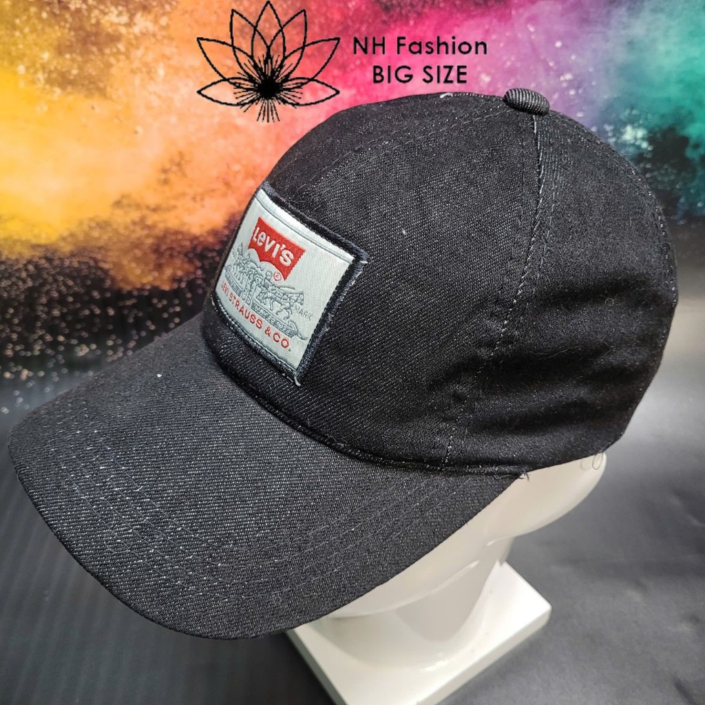 Stylish Black Jean Men S And Women S Cap Basic Curved Brim Hats Match The trend Of Buckles NH Big size shop