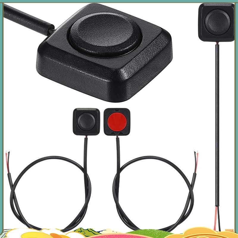 lenachristy 4 PCS Momentary Push Button on Off Switch Black Momentary ...