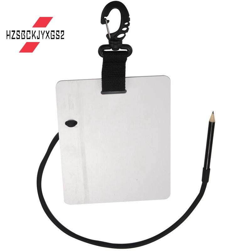 Dive Underwater Writing Diving Wordpad Gear Board With Swivel Clip And