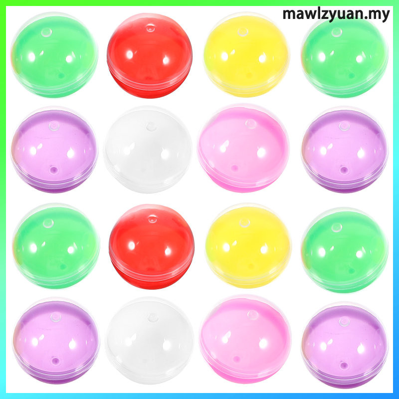 50 Pcs Gacha Machine Capsule Shell Gumballs Vending Capsules Fillable ...