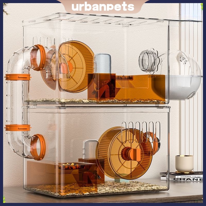 Photo inspiration: Gallery Detail: Hamster Cage Villa Hamster Supplies Full Set Acrylic Djungarian Hamster