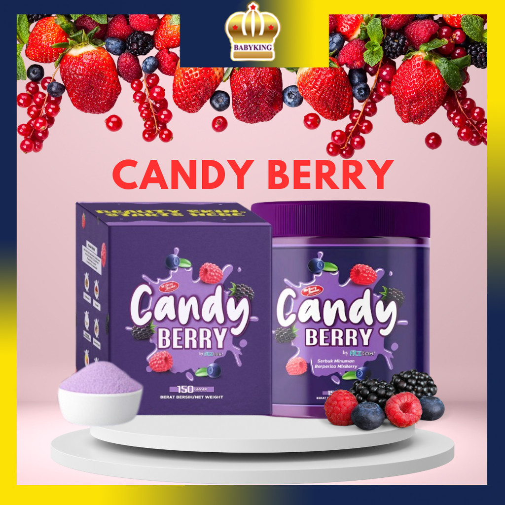 Original Fitztox Candy Berry Drinks Serbuk Minuman Berperisa Mixberry ...