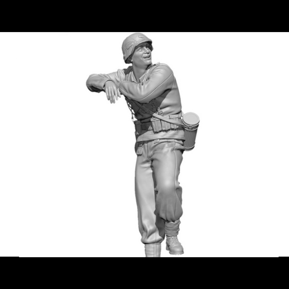 Kit 5 Figurines Soldats WWII 1:35 En Résine – Non Peintes Et Non Assemblées, Pour Maquettiste Expert