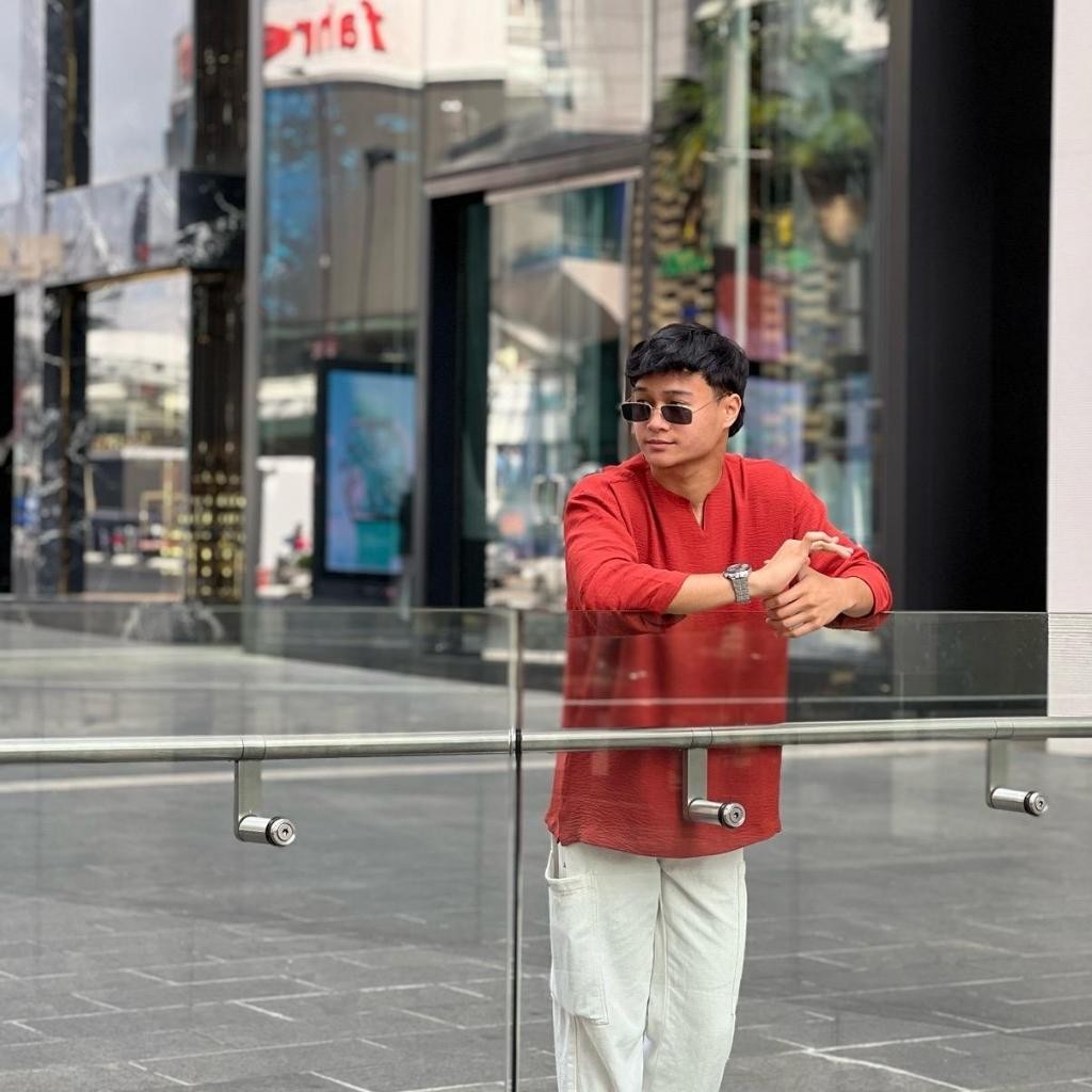 Idrees Long Sleeve Casual Kurta | Shopee Malaysia