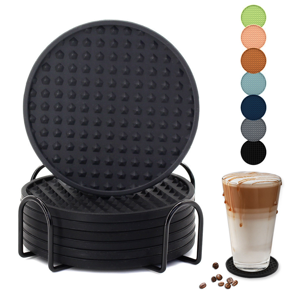 Coaster pentagonal Coaster tahan panas tahap makanan silikon warna ...