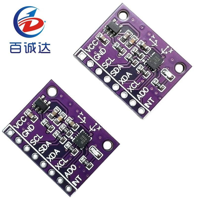 Modul sensor QMI8658 bersesuaian BMI160 papan penilaian giroskop enam ...