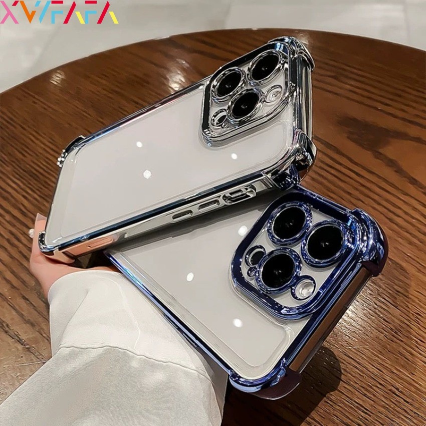 Transparent Plating Phone Case For Xiaomi Poco F6 F5 X6 Pro M6 X5 5G ...