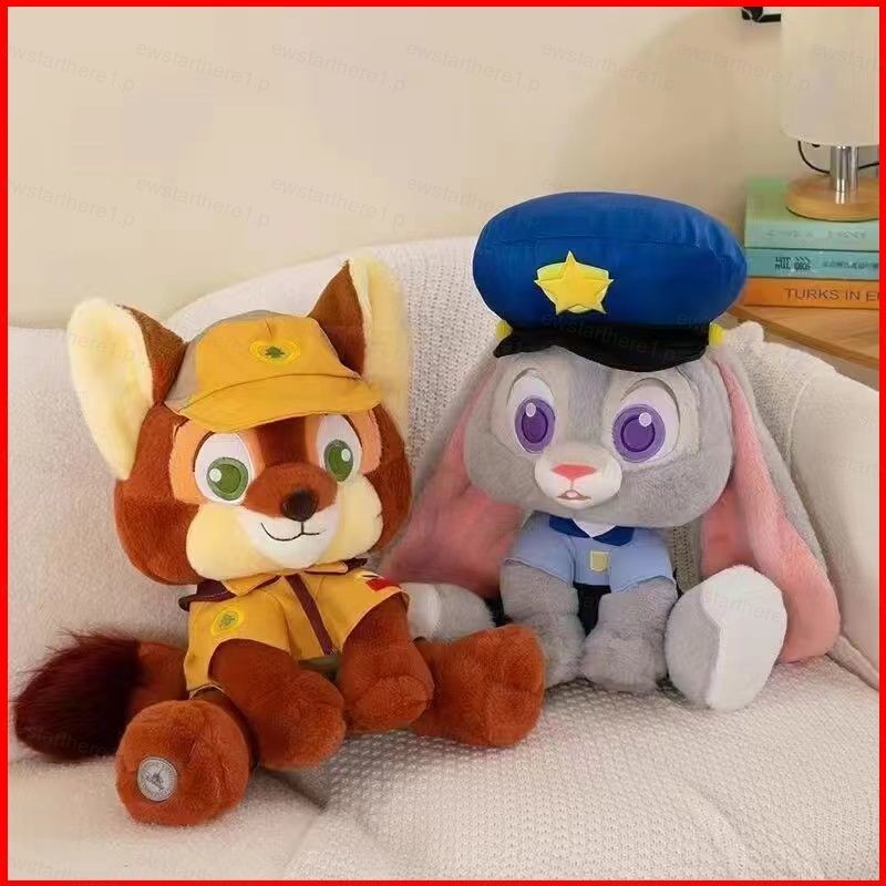 Jason Cute Zootopia Judith Laverne Hopps Nick Wilde plush doll gift for ...