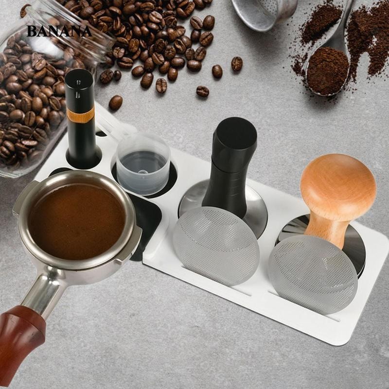 [ Espresso Station Organizer Station Base Multiuse Coffee Tamper Stand