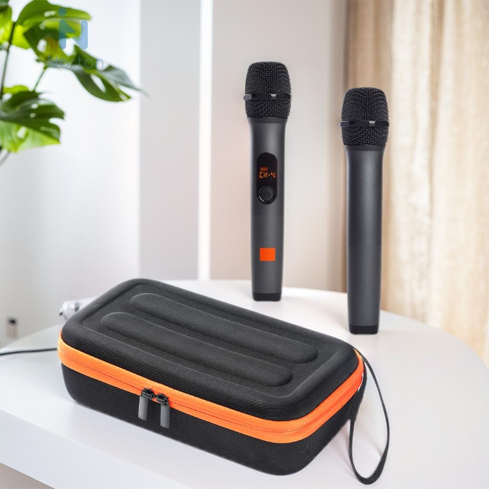 JOSMAX Kabellose Mikrofonhülle Kompatibel Mit JBL Wireless Two Microphone System, Portable Handheld Dual Mic Travel Storage Bag For Singing Or Karaoke