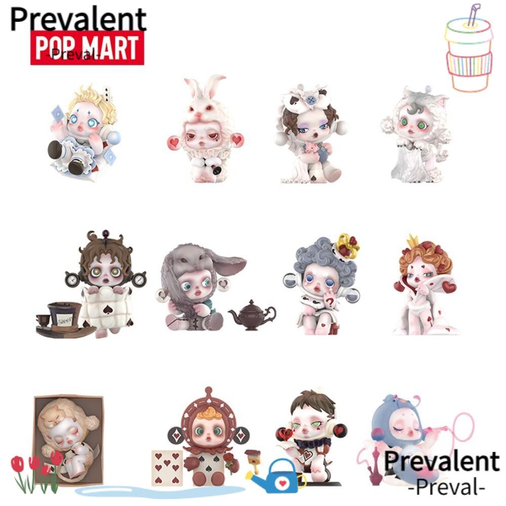 PREVAL Box, Bubble Mart POP MART SKULLPANDA Anime Cartoon Figure Model ...