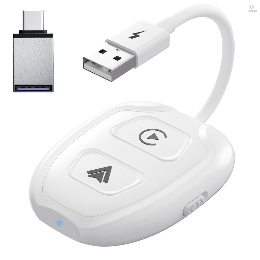 CarPlay Wireless Adapter Convert Wired to Wireless Plug & Play Converts ...