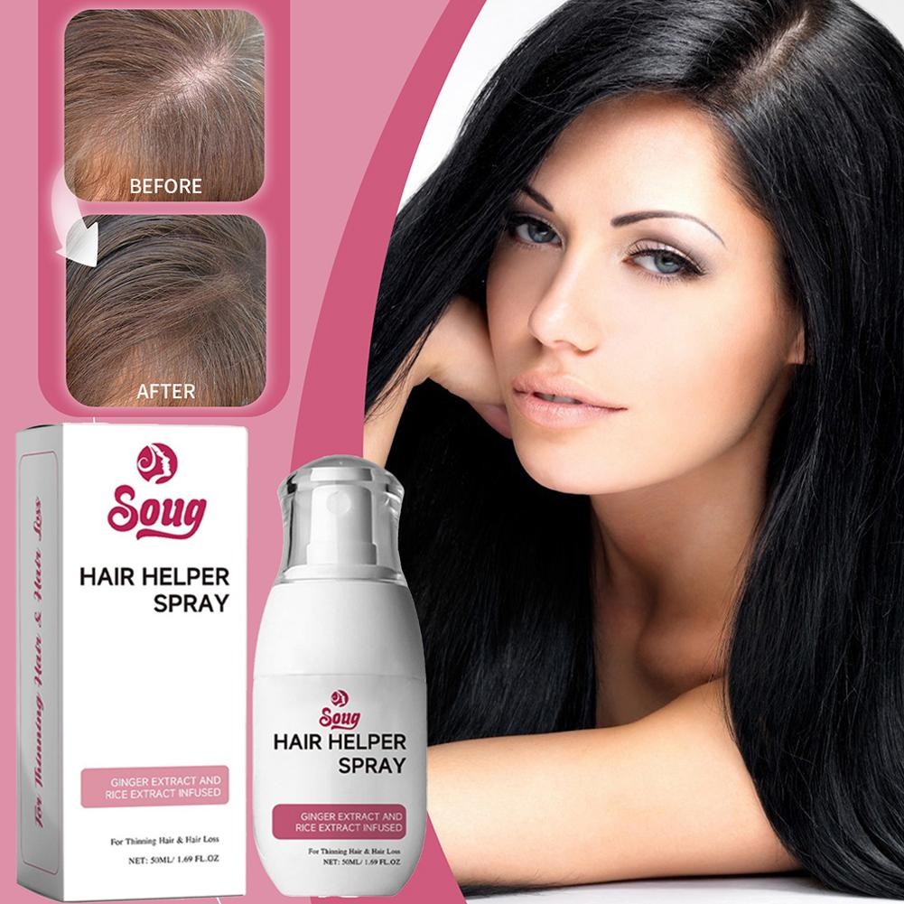 Soug 50ml Rice Hair Helper Spray Nourishing Strengthening Hair Ginger ...