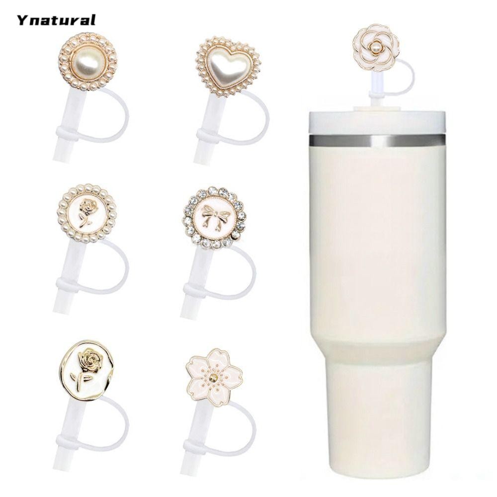 YNATURAL Silicone Straw Plug, Reusable Dust-proof Drinking Dust Cap ...