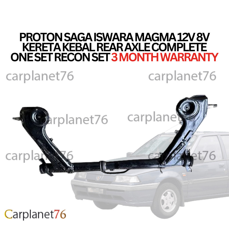 PROTON SAGA ISWARA MAGMA 12V 8V KERETA KEBAL REAR AXLE COMPLETE ONE SET ...