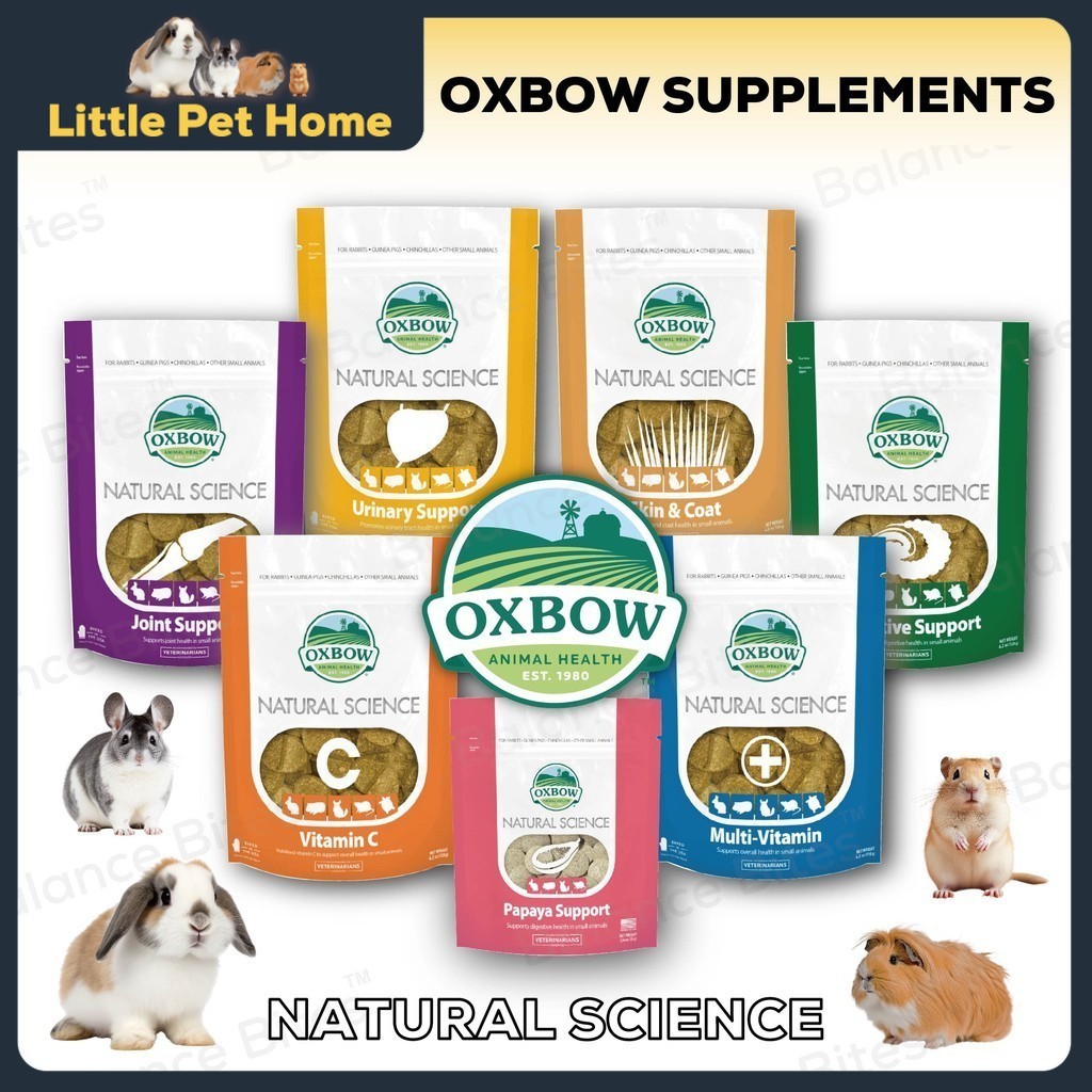 Fresh Look at Oxbow Natural Science Support Supplement Rabbit Guinea Pig Chinchilla